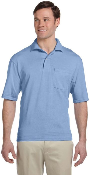 Jerzees Adult Unisex SpotShield™ With Pocket Polo Shirt